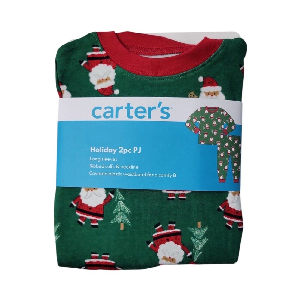 Carter's Baby & Toddler 2-Piece Holiday Soft Breathable Pajama Set